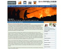 Tablet Screenshot of premierepublicadjusters.com